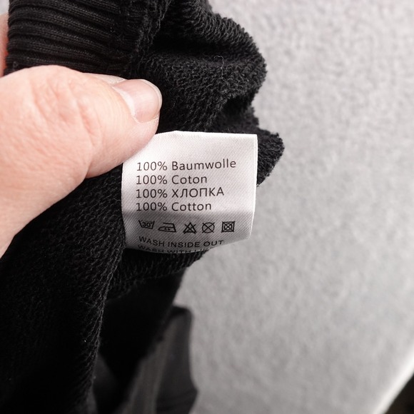 Kenzo Paris Black Tiger Head Embroidered Crewneck‎ Sweatshirt Womens XXL - Picture 6 of 7